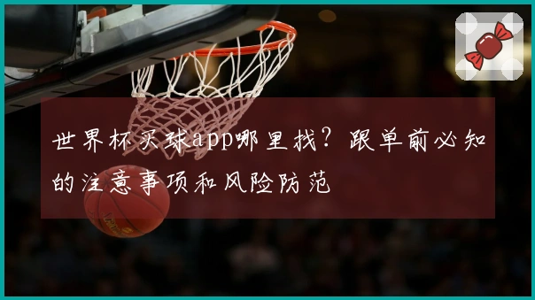 世界杯买球app哪里找？跟单前必知的注意事项和风险防范