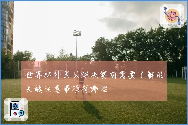 世界杯外围买球决赛前需要了解的关键注意事项有哪些
